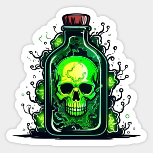 Witches Brew Poison Sticker